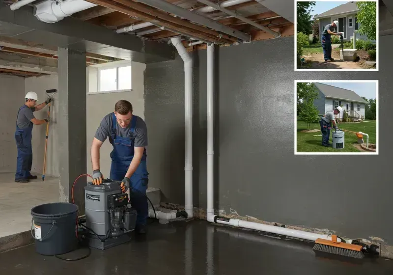 Basement Waterproofing and Flood Prevention process in Fountain Inn, SC